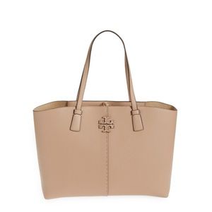 NWT Tory Burch McGraw Tote Bag (includes dust bag)